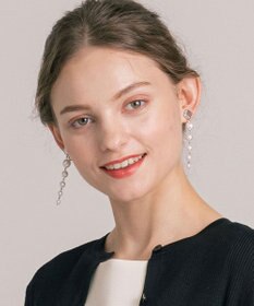 TOCCA LONG PEARL CLOVER EARRINGS イヤリング