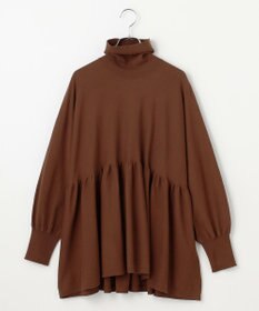 #Newans 【洗える】ペプラムデザインワイドシルエットプルオーバー