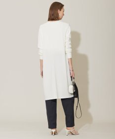 ICB L 【WEB限定カラーあり・接触冷感・UVケア・洗える】 シンセティックハイゲージ ロングカーディガン