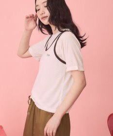 AMERICAN HOLIC 【PENNEY'S】配色タンクトップ+Tシャツ