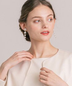 TOCCA LONG PEARL CLOVER EARRINGS イヤリング