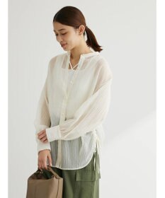 Green Parks ・ＥＬＥＮＣＡＲＥ　ＤＵＥ　ストライプシャツチュニック