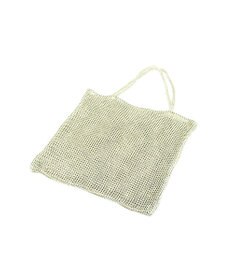 UNBILLION カシュカシュ cachecache / ラメ糸編みトートバッグ