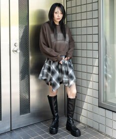 WEGO グラフィックショートパーカー