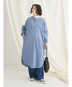 CRAFT STANDARD BOUTIQUE コーデュロイリブ付きワンピース