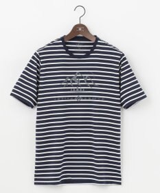 JOSEPH ABBOUD MOUNTAIN 【UNISEX】ギザンティ天竺ボーダー Tシャツ