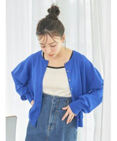 earth music&ecology ＵＶカット加工　ベーシックカーディガン