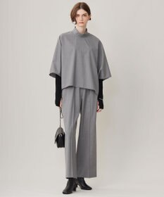 ICB 【洗える】Ｔ/Wブロード ワイドストレートパンツ