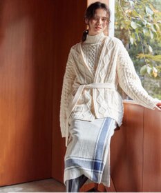 23区 【SLOW/一部店舗限定】パネルチェック スカート