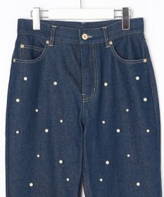 Feroux ランダムパールデニム パンツ