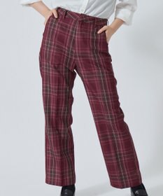 WEGO 【SCHOOL ITEM】スクールチェックスリムスラックス