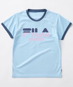 OP／FILA 【FILA】ブランドロゴ半袖リンガーTシャツ