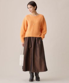 自由区 L 【洗える】ウールカシミヤブレンドプルオーバー ニット