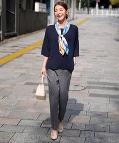 ANY SIS 【アイスタッチ】ボートネックニット プルオーバー