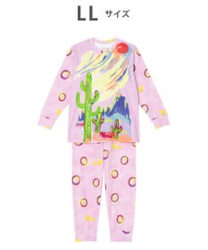 tsumori chisato SLEEP パジャマ　長袖　長ズボン　ルームウエア　綿100%　パイル生地　/ワコール　UDX540