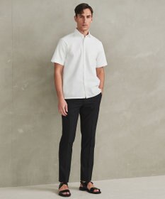 GOTAIRIKU 仕事で着られる綿パン【吸水速乾/ストレッチ/折り目加工】クールマックスコットンパンツ_ノータック（25年モデル）