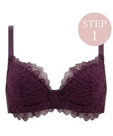 BRADELIS New York 【BRADELIS New York / 育乳補整ブラ・STEP1 集める】ジャスミンステップ1ブラ24A2