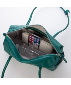 UNBILLION ペルケ perche / ソフトレザーワイドボストントート