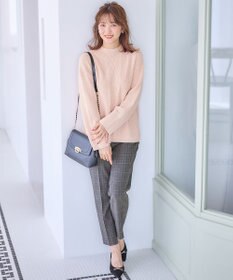 ANY SIS 【洗える】スフレアランパターン ニット