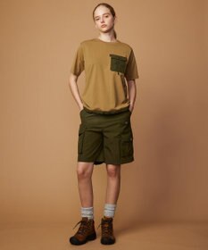 JOSEPH ABBOUD MOUNTAIN 【CREA掲載・ウエストストレッチ・ECO撥水・軽量】アウトドアイージーショーツ