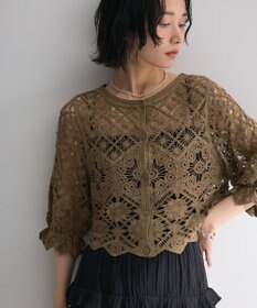 Green Parks ・ＳＵＧＡＲ　ＳＰＯＯＮ　２ｗａｙクロシェカーディガン