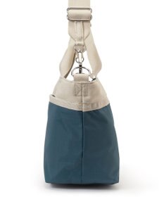 LeSportsac SMALL BUCKET TOTE/ブルーインディゴ/ベージュ