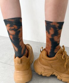 WEGO タイダイプリントソックス