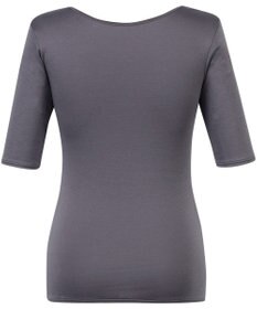 Wing あったかインナー 綿100％ 毛玉になりにくい 型くずれしにくい 【綿の贅沢 リッチ】 5分袖 半袖 秋 冬 EL4582 ウイング／ワコール