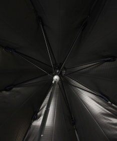 MOONBAT 【軽量】POLO RALPH LAUREN 晴雨兼用日傘 長傘 ジャガード×レース／遮光 遮熱 UV