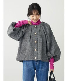 Green Parks ・ｆｕｒｒｙ　ｒａｔｅ　ヘリンボーンタックジャケット