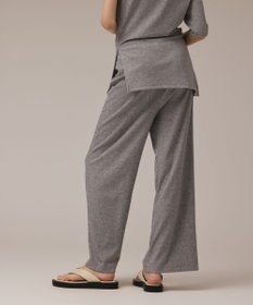 GRACE CONTINENTAL ラメリブジャージパンツ