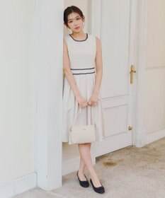 Tiaclasse 【安田美沙子さん着用・撥水】リボンキルティングパンプス　レインシューズ