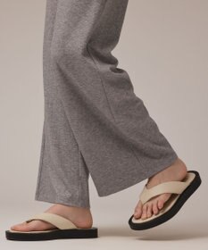 GRACE CONTINENTAL ラメリブジャージパンツ