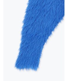 Te chichi シャギーVネックカーディガン