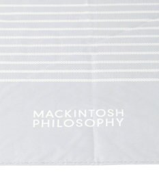 MOONBAT 【フワクール生地使用/軽量】MACKINTOSH PHILOSOPHY 遮光 晴雨兼用 折りたたみ日傘 ボーダー