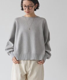 AMERICAN HOLIC 袖ボリュームサイドスリットニットプルオーバー