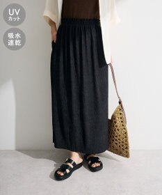 Green Parks ウェーブジャガードイージースカート