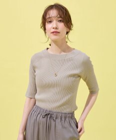 ANY ラメリブニット