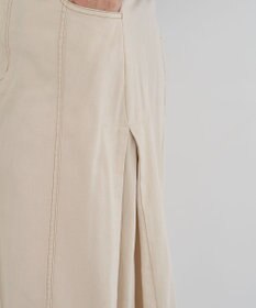 Green Parks ライトデニムサイドタックスカート