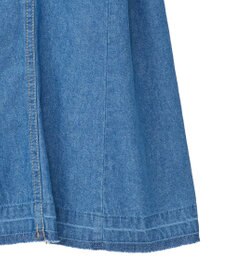 Green Parks ライトデニムサイドタックスカート