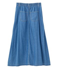 Green Parks ライトデニムサイドタックスカート