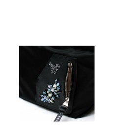 A.D.M.J. 【撥水】デービス/スワロフスキー・クリスタル　ライダースファスナートート