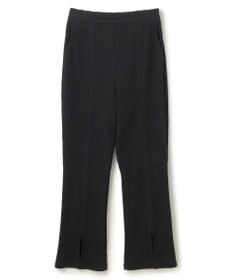 uncrave プリーツリブ スリットパンツ