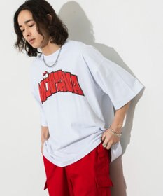 WEGO 【ユニセックス着用ITEM/ネックレス付き】アクセ付きグラフィックT（S）