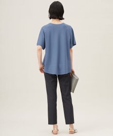 自由区 L 【接触冷感・UVカット・吸水速乾・洗える】シェルタリングテーパード パンツ