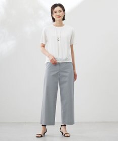 J.PRESS LADIES S 【洗える】ミラノ風天竺シアー カットソー