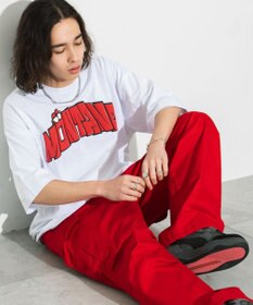 WEGO 【ユニセックス着用ITEM/ネックレス付き】アクセ付きグラフィックT（S）