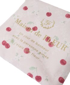 Maison de FLEUR チェリープリントエコバッグ