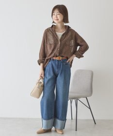 AMERICAN HOLIC レースパッチワークシャツ