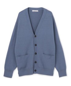 UNFILO MENS 【洗える/抗菌防臭】スムースシルキーニット カーディガン